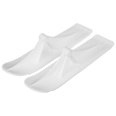 Лыжи для самокатов-снегокатов graffiti, пара, цвет белый