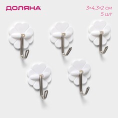 Крючок на липучке доляна