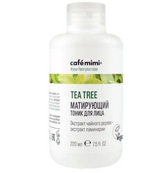 Tea tree тоник матирующий тоник для лица, 220мл Cafe Mimi