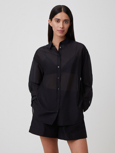 Рубашка из хлопка и шелка 12 STOREEZ