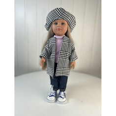 Куклы и одежда для кукол Lamagik S.L. Кукла Нина блондинка в пальто и берете 42 см 42105К25