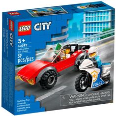 LEGO City Полицейская погоня на байке 60392