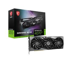 Видеокарта MSI RTX4070Ti GAMING SLIM 12GB GDDR6X (RTX 4070 Ti GAMING SLIM 12G)