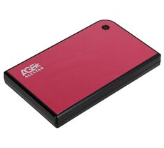 Внешний корпус для HDD/SSD AgeStar 3UB2A14 SATA II пластик/алюминий красный 2.5"