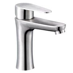 Смеситель для раковины, Solone, короткий излив, с картриджем, нержавеющая сталь, JAT1-A094