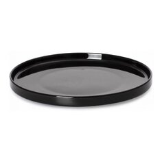 Тарелка десертная, фарфор, 21 см, круглая, Black, Domenik, DM3019