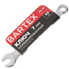 Ключ комбинированный, Bartex, 7 мм, Эко