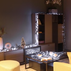 Гирлянда уличная Lotti NSL Minicluster 1500 led холодный белый 4+32,25м со стартовым шнуром