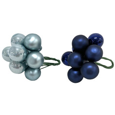 Шары елочные в наборах набор шаров MAXIJOY 20мм 10шт стекло синий