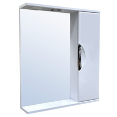 Шкафы навесные для ванной шкаф зеркальный GRADEONIKA Аура 60см с подсветкой правый