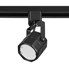 Трековый светильник Jazzway PTR 0315 25 под лампу 50 Вт однофазный цвет черный