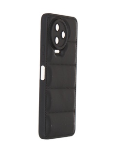 Чехол DF для Infinix Note 12 Pro 4G /12 2023 Silicone дутый Black inJacket-06