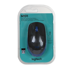 Мышь Logitech M191 Light Blue-Black 910-005909