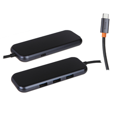 Хаб USB Baseus AcmeJoy 4-Port Type-C - 3xUSB3.0 Dark Grey WKJZ010013