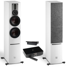 Напольная акустика Dali Rubicon 6 C white high gloss + DALI Sound Hub + BluOS Module
