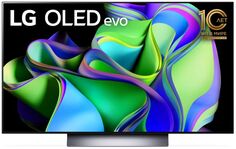 Телевизор OLED LG OLED48C3RLA.ARUB 48", темно-серый/серебристый 4K Ultra HD 120Hz DVB-T DVB-T2 DVB-C DVB-S2 USB WiFi Smart TV