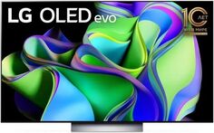 Телевизор OLED LG OLED77C3RLA.ARUB 77", темно-серый/серебристый 4K Ultra HD 120Hz DVB-T DVB-T2 DVB-C DVB-S2 USB WiFi Smart TV