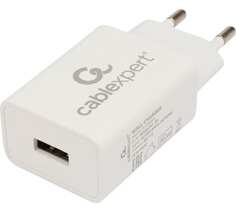 Зарядное устройство сетевое Cablexpert MP3A-PC-39 5Вт, 1A, 1 порт USB, белый, пакет