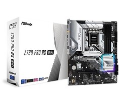 Материнская плата ATX ASRock Z790 PRO RS WIFI (LGA1700, Z790, 4*DDR5 (7200), 8*SATA 6G RAID, 4*M.2, 4*PCIE, 2.5Glan, WiFi, BT, HDMI, DP, USB Type-C, 3