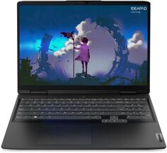 Ноутбук Lenovo IdeaPad Gaming 3 16IAH7 82SA005ERU i5-12450H/16GB/512GB SSD/noDVD/GeForce RTX 3050Ti(4GB)/16" 1920x1200 IPS/Cam/BT/WiFi/Win11Home/onyx