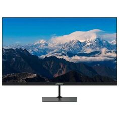 Монитор 23,8" Dahua DHI-LM24-C200 VA, 1920x1080 (16:9), 75Hz, 5ms, 178°/178°, 250cd, VGA, HDMI, аудиовыход, с ультратонкой рамкой и регулировкой накло