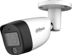 Видеокамера Dahua DH-HAC-HFW1500CMP-IL-A-0280B-S2 уличная цилиндрическая HDCVI с интеллектуальной двойной подсветкой 5Мп; CMOS; объектив 2.8мм