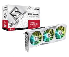 Видеокарта PCI-E ASRock Radeon RX 7600 Steel Legend (RX7600 SL 8GO) 8GB GDDR6 128bit 6nm 1720/18000MHz HDMI/3*DP RTL