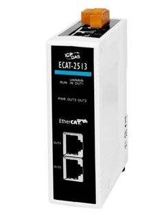Модуль ICP DAS ECAT-2513 CR 1 IN; 3-OUT EtherCAT Junction Slave Module (RoHS)