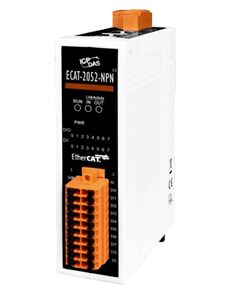 Модуль ICP DAS ECAT-2052-NPN CR EtherCAT Slave I/O Module with Isolated 8-ch DO and 8-ch DI (RoHS)