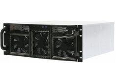 Корпус серверный 4U Procase RE411-D2H15-FC-55-550RP 2x5.25+15HDD,черный,бп GRP550 550+550вт, глубина 550мм,MB CEB 12"x10,5", панель вентиляторов 3*120