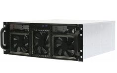 Корпус серверный 4U Procase RE411-D2H15-FE-65-550RP 2x5.25+15HDD,черный,бп GRP550 550+550вт, глубина 650мм,MB EATX 12"x13", панель вентиляторов 3*120x