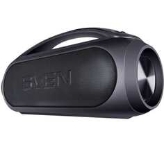Портативная акустика 2.0 Sven АС PS-380 черная (40 Вт, Waterproof (IPx5), TWS, BT, FM, USB, 3000мА*ч)