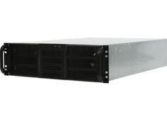 Корпус серверный 3U Procase RE306-D6H4-FA8-55 6x5.25+4HDD,черный,без блока питания(2U,2U-redundant),глубина 550мм,MB ATX 12"x9.6",8slot,панель вентиля