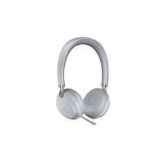 Гарнитура беспроводная Yealink BH72 with Charging Stand UC Light Gray USB-A BHC76, HD звук, зарядка Qi 1м, шумоподав., серая