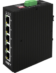 Коммутатор промышленный NST NS-SW-5G/I Gigabit Ethernet на 5GE RJ45 портов. Порты: 5 x GE (10/100/1000Base-T). Встроенная грозозащита 6кВ. Питание: 3