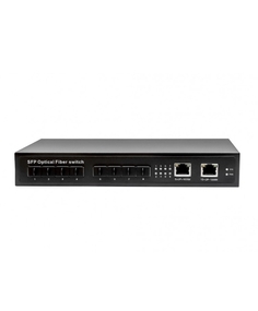 Коммутатор NST NS-SW-8GX2G Gigabit Ethernet на 8 SFP + 2 RJ45 портов. Порты: 8 x GE SFP (1000Base-FX), 2 x GE (10/100/1000Base-T). В комплекте БП DC12