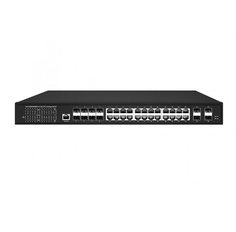 Коммутатор управляемый NST NS-SW-16GX8GH4G10-L Gigabit Ethernet на 16xGE SFP + 8xGE Combo (RJ45 + SFP) + 4x10G SFP+ Uplink. Порты: 16 x GE SFP (1000Ba