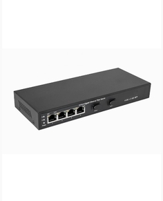Коммутатор неуправляемый NST NS-SW-4G2G Gigabit Ethernet на 4 RJ45 + 2 SFP. Порты: 4 x GE (10/100/1000Base-T), 2 x GE SFP (1000Base-FX). В комплекте Б