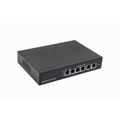 Коммутатор PoE NST NS-SW-4F2F-P Fast Ethernet на 6 RJ45 портов. Порты: 4 х FE (10/100 Base-T) с поддержкой PoE (IEEE 802.3af/at), 2 x FE (10/100 Base-