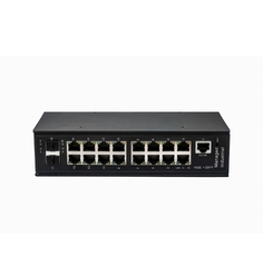 Коммутатор промышленный NST NS-SW-16G2G-PL/IM HiPoE коммутатор Gigabit Ethernet на 16GE PoE + 2 GE SFP порта с функцией мониторинга температуры/влажно