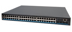 Коммутатор управляемый NST NS-SW-48G4G-L Gigabit Ethernet на 48 RJ45 + 4 x GE SFP порта. Порты: 48 x GE (10/100/1000Base-T) + 4 x GE SFP (1000Base-X),