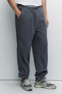 брюки мужские Брюки-джоггеры флисовые с поясом на резинке Befree