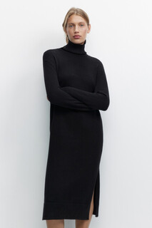 платье женское Платье-свитер KnitMidiDress вязаное с разрезом Befree
