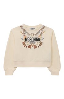 Хлопковый свитшот Moschino
