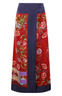 Шелковая юбка Gucci