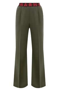 Шерстяные брюки Marni