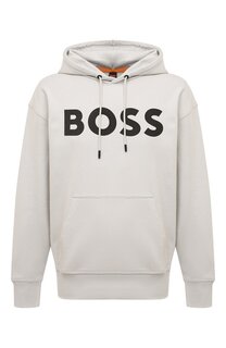 Хлопковое худи BOSS Orange