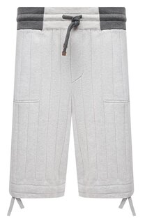 Хлопковые шорты Brunello Cucinelli