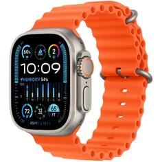 Смарт-часы Apple Watch Ultra 2 49 мм Titanium Ocean Band оранжевый