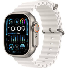 Смарт-часы Apple Watch Ultra 2 49 мм Titanium Ocean Band белый